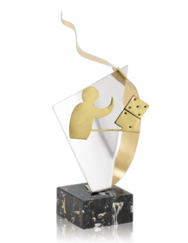 054 Trofeos de DOMINO&nbsp;economicos personalizados en Valencia