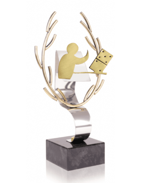 038 Trofeos de DOMINO&nbsp;economicos personalizados en Valencia