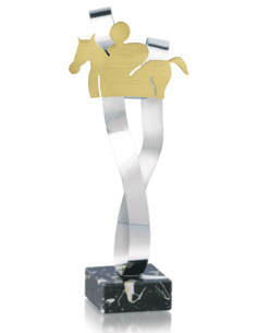 037 Trofeos de HIPICA 2&nbsp;economicos personalizados en Valencia
