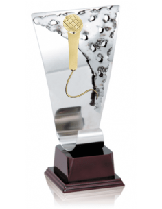 018 Trofeos de MICROFONO&nbsp;economicos personalizados en Valencia