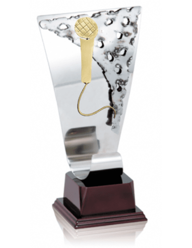 018 Trofeos de MICROFONO&nbsp;economicos personalizados en Valencia