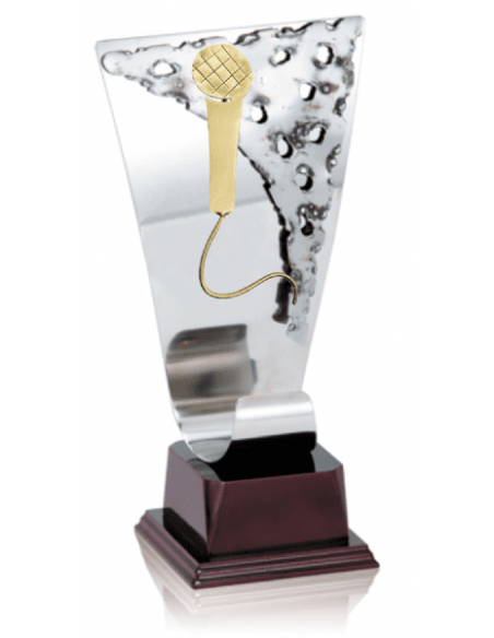 018 Trofeos de MICROFONO&nbsp;economicos personalizados en Valencia