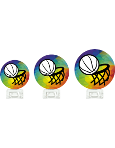Trofeo De Baloncesto De Diseño Cristal