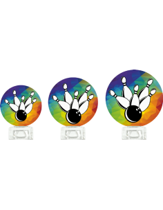 Trofeo De Bolos De Diseño Cristal