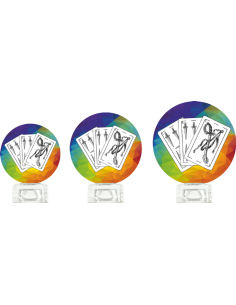 Trofeo De Truc De Diseño Cristal