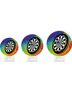 Trofeo De Dardos De Diseño Cristal