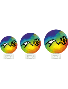 Trofeo De Cine De Diseño Cristal