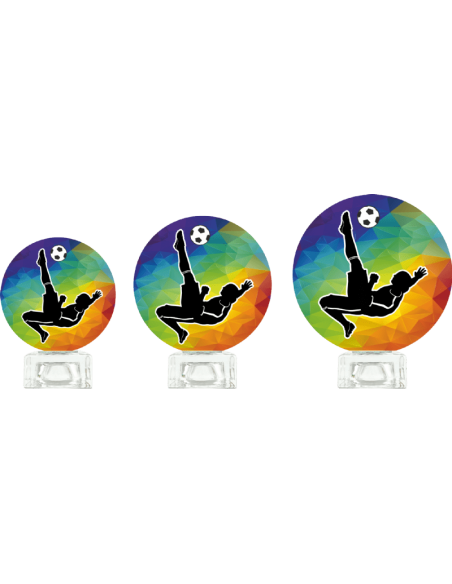 Trofeo De Futbol De Diseño Cristal