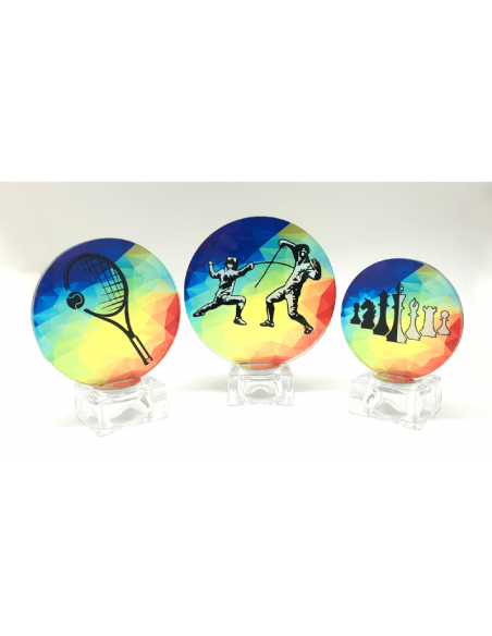 Comprar Trofeos de cristal de Parchís, trofeos económicos en Valencia