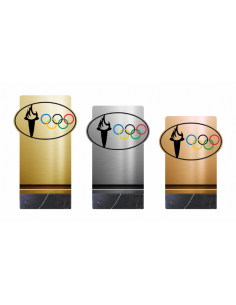 Trofeo de Aros Olímpicos de Diseño Metacrilato