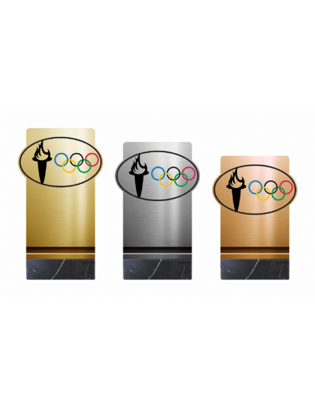 Trofeo de Aros Olímpicos de Diseño Metacrilato
