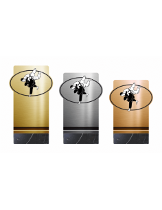 Trofeo de Judo de Diseño Metacrilato