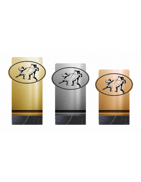 Trofeo de Esgrima de Diseño Metacrilato