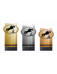 Trofeo De Hipica Salto De Diseño Metacrilato