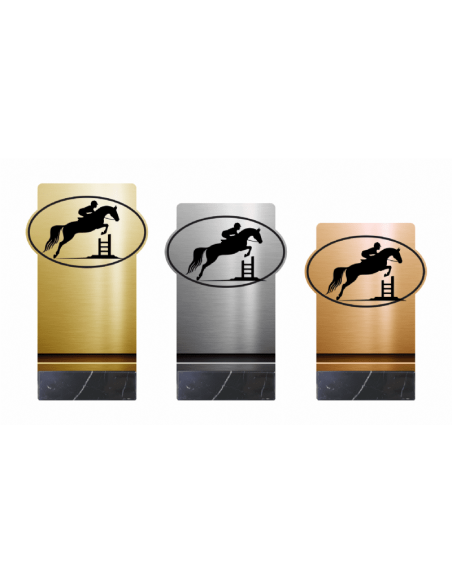 Trofeo De Hipica Salto De Diseño Metacrilato