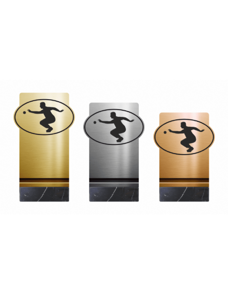 Trofeo De Petanca De Diseño Metacrilato