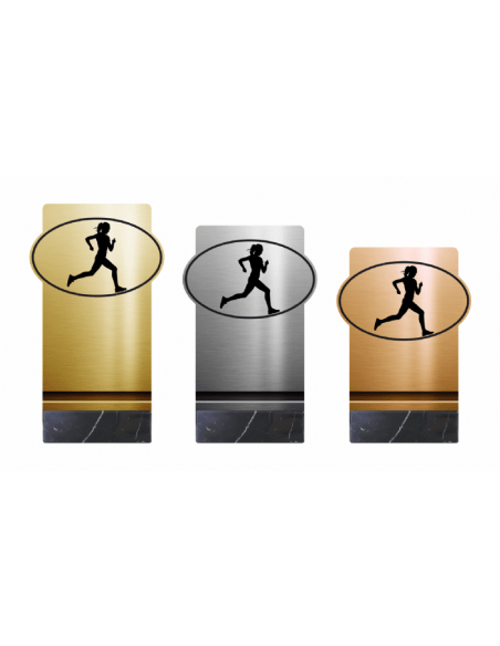 Comprar Trofeos de running femenino, trofeos economicos en Valencia