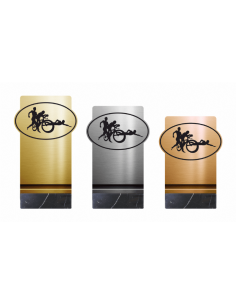 Trofeo De Triatlon De Diseño Metacrilato
