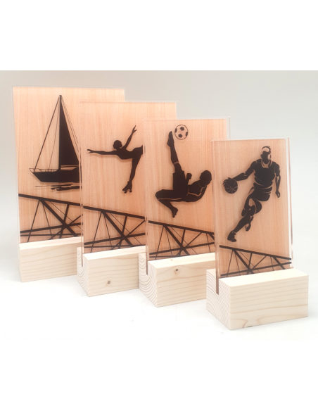 Trofeo de Balonmano Masculino personalizado y grabado