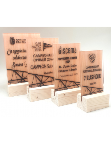 Trofeo de Remo personalizado y grabado
