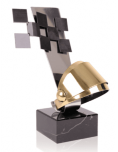0617AU Trofeo figura laton deportivo AUTOMOVILISMO economico Valencia