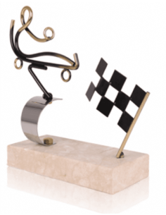 Figura Laton Automovilismo 0618Au