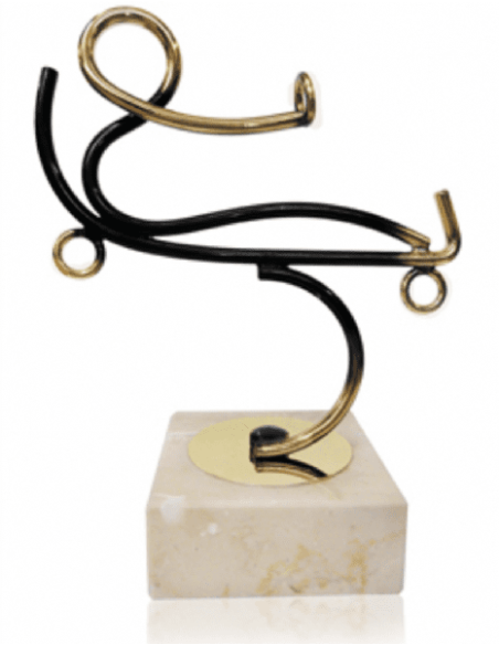 0701GK Trofeo figura laton deportivo AUTOMOVILISMO economico Valencia