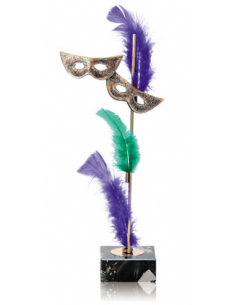 0801DIS Trofeo figura laton deportivo CARNAVAL economico en Valencia