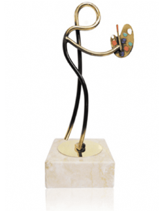 Figura Laton Pintura 0701Pin