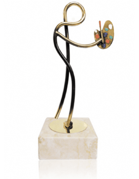 Figura Laton Pintura 0701Pin