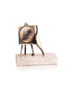 Figura Laton Tiro Con Arco 0596Tca