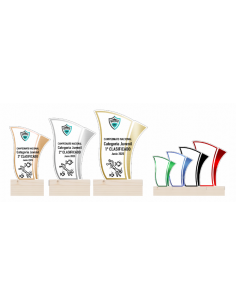 Trofeo De Submarinismo De Metacrilato Decorado
