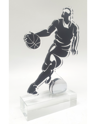 Trofeo de Baloncesto Masculino de diseño en metacrilato