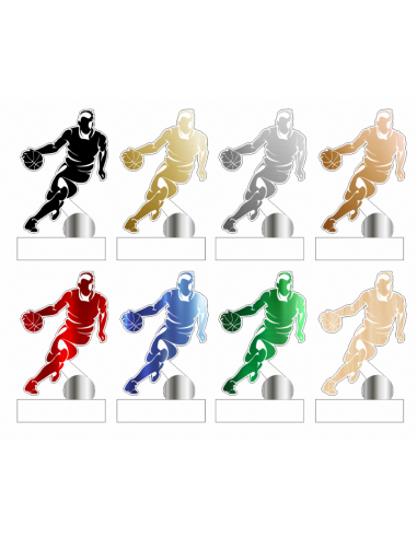 Trofeo de Baloncesto Masculino de diseño en metacrilato