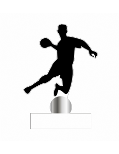 Trofeo De Balonmano Masculino De Metacrilato Recortado