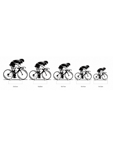Trofeo de Ciclismo de diseño en metacrilato