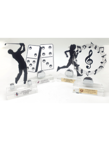 Trofeo de Ciclismo de diseño en metacrilato