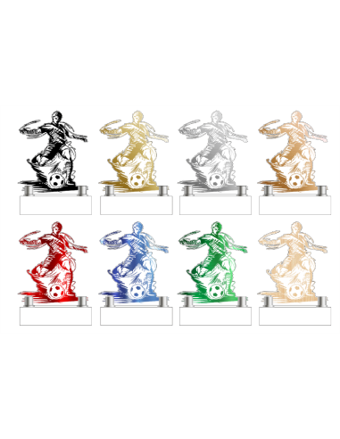 Trofeo de Futbol de diseño en metacrilato