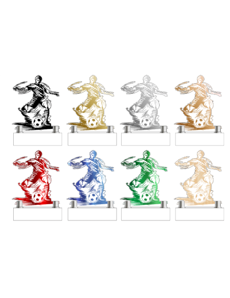 Trofeo de Futbol de diseño en metacrilato