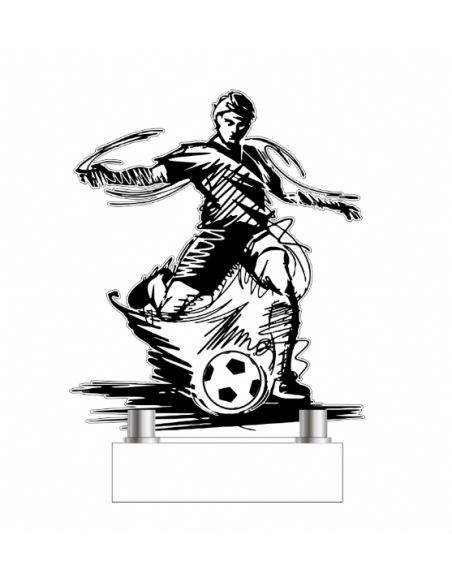 Trofeo De Futbol De Metacrilato Recortado