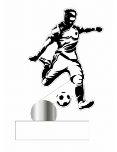 Trofeo De Futbol Masculino De Metacrilato Recortado
