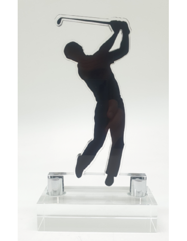 Trofeo de Golf Masculino de Metacrilato Recortado