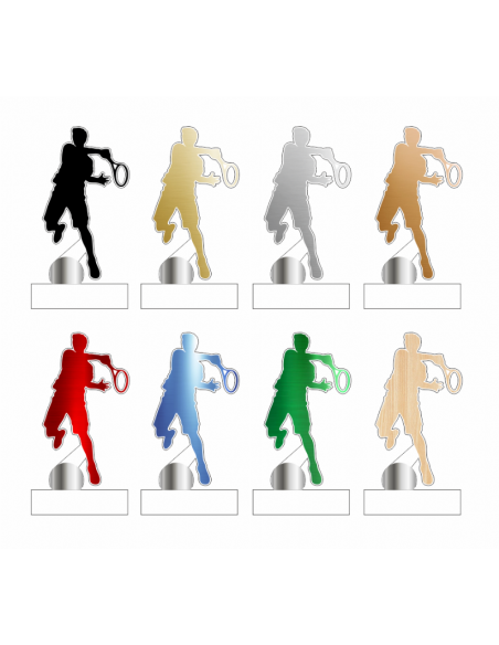 Trofeo de Tenis Masculino de diseño en metacrilato