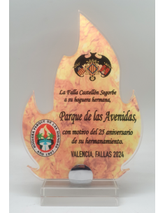 Trofeo De Fallas Llama
