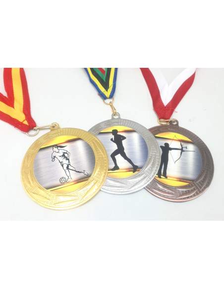 Medalla Deportiva 7 CM Con Cinta Ancha