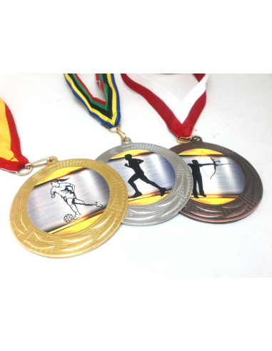 Medalla Deportiva 7 CM Con Cinta Ancha