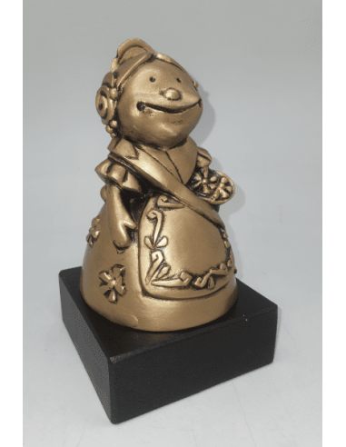 FIGURA CORPOREA DE FALLERETA COLOR DORADO regalos-y-articulos-falleros productos