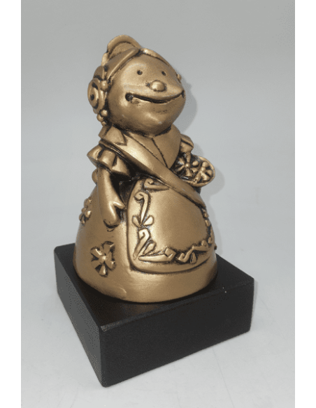 FIGURA CORPOREA DE FALLERETA COLOR DORADO regalos-y-articulos-falleros productos