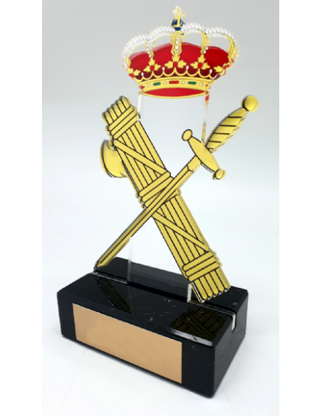 Homenaje Guardia Civil de Metacrilato: Coleccionismo Militar