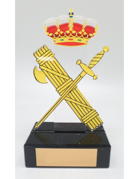 Homenaje Guardia Civil de Metacrilato: Coleccionismo Militar